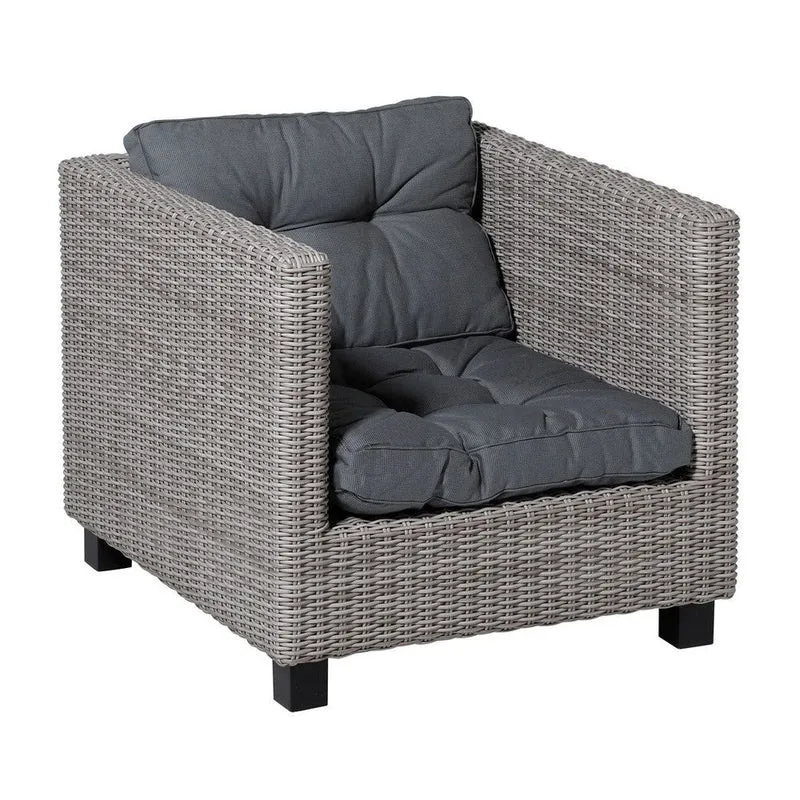 Madison Florance zitkussen Rib grey 60x60 cm