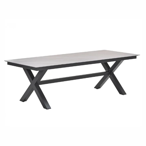 Garden Impressions Tuintafel 240x100cm Centostone Napoli sand