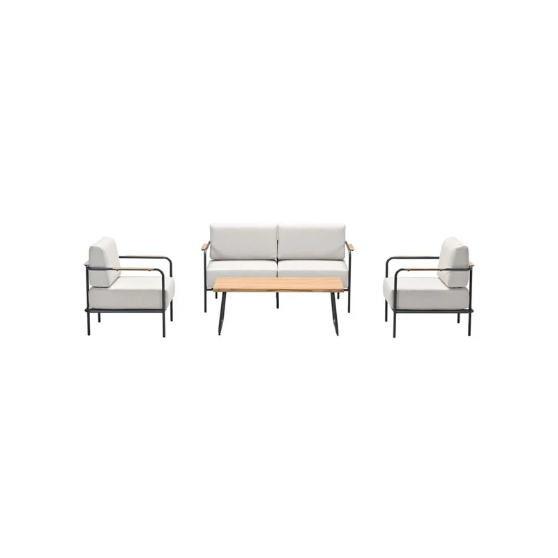 Lofi aluminium loungeset 4-delig - desert sand