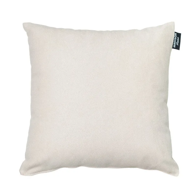 Madison sierkussen Lino pearl 45x45 cm