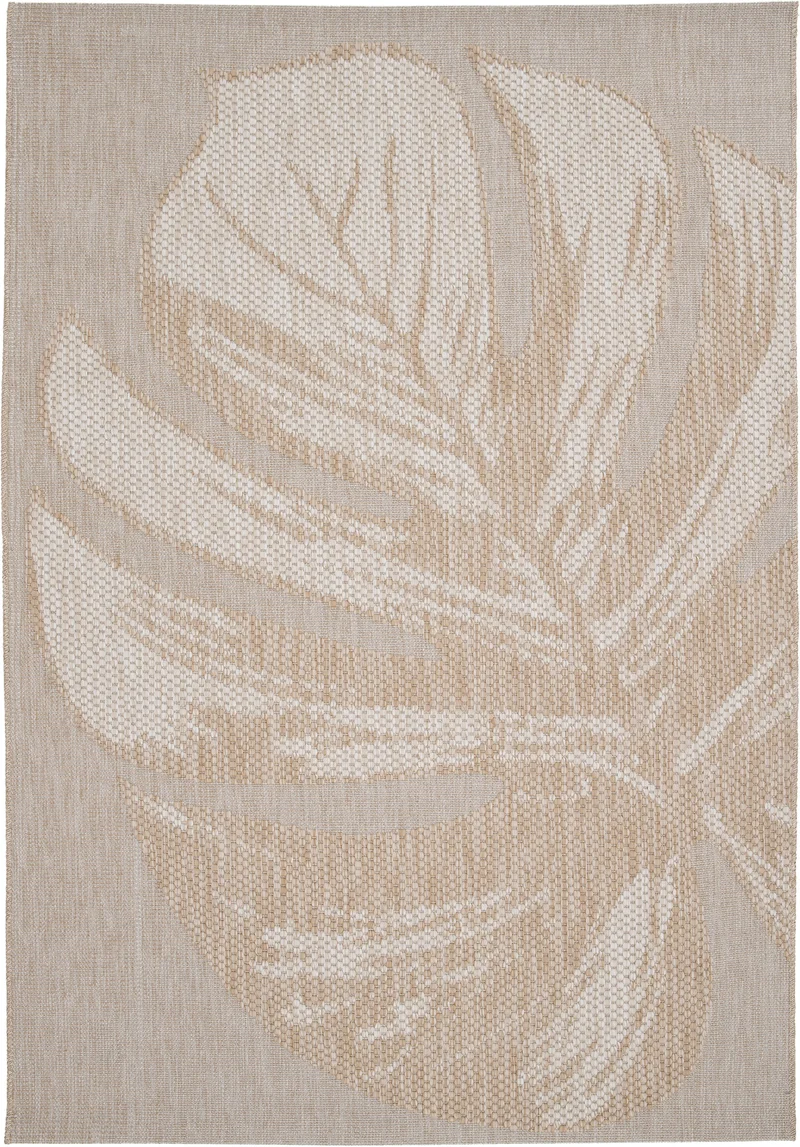 Garden Impressions Naturalis buitenkleed 200x290 cm leaf taupe