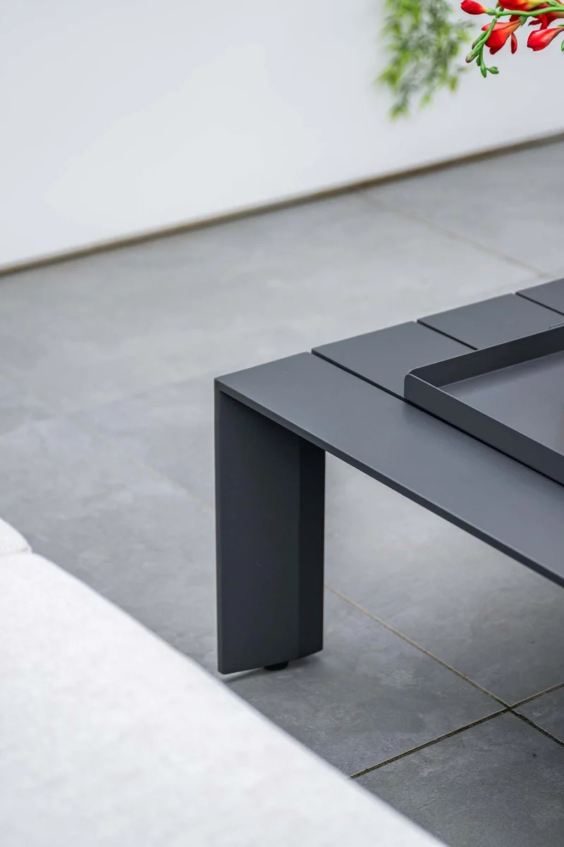 Garden Impressions Levanto loungetafel 140x68 cm carbon black