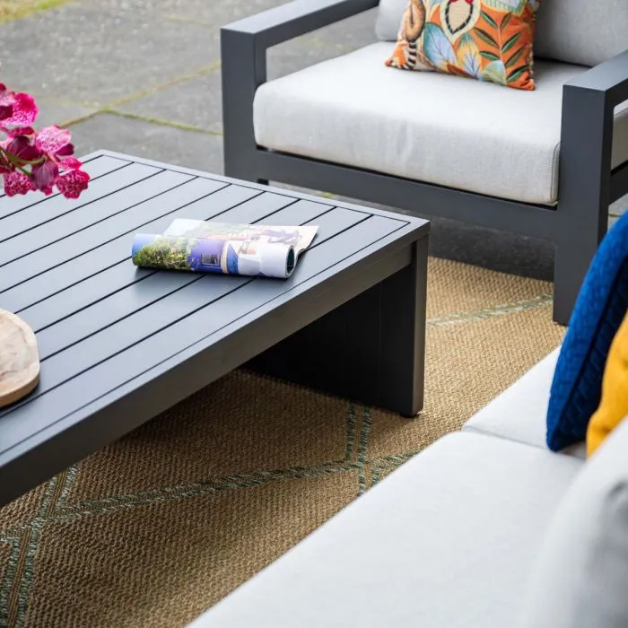 Garden Impressions Geneva lounge tafel 149x82xH41 cm carbon black