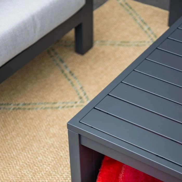 Garden Impressions Geneva lounge tafel 149x82xH41 cm carbon black