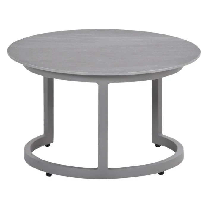 Garden Impressions Monte Carlo lounge tafel Ø60xH35 cm taupe Centostone Napoli sand