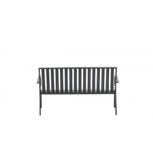 Garden Impressions Bruno parkbank aluminium carbon black valley sand