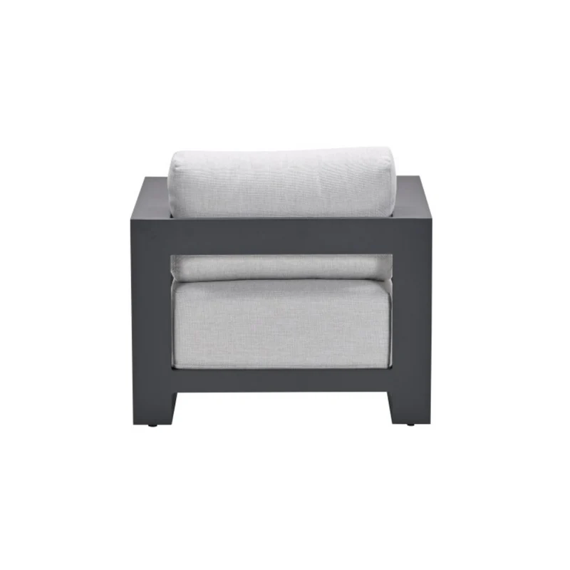 Garden impressions Levanto lounge stoel - Carbon black/valley sand