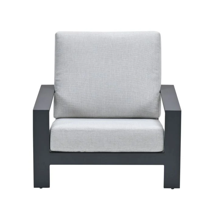 Garden Impressions Lincoln lounge fauteuil carbon black valley sand