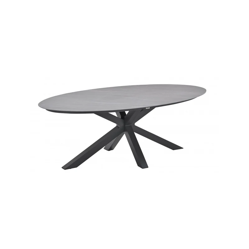 Garden Impressions Scotland tuintafel - 230x115 cm - Centostone Napoli grey