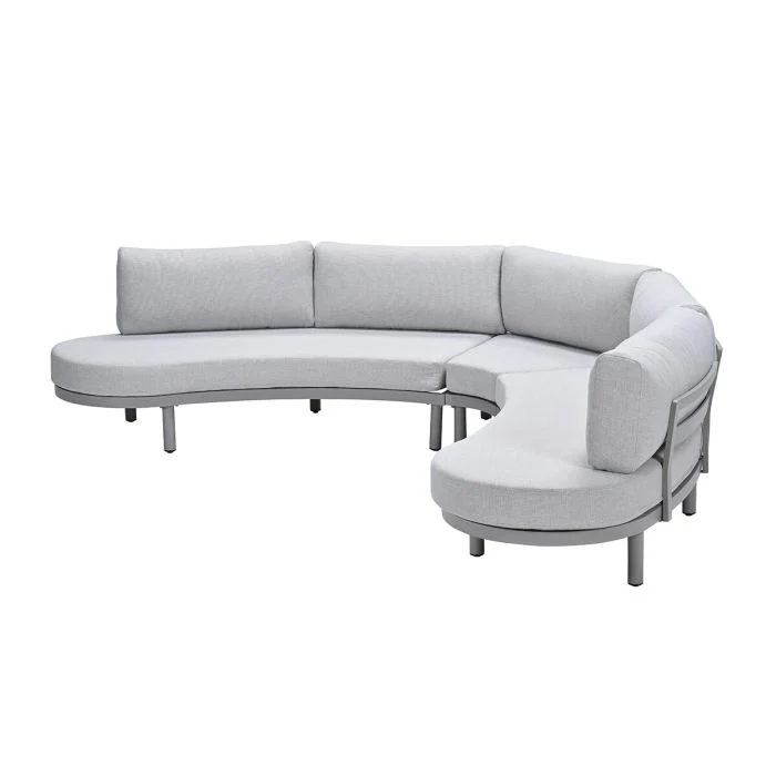 Garden Impressions Potenza loungeset 3-delig taupe valley sand