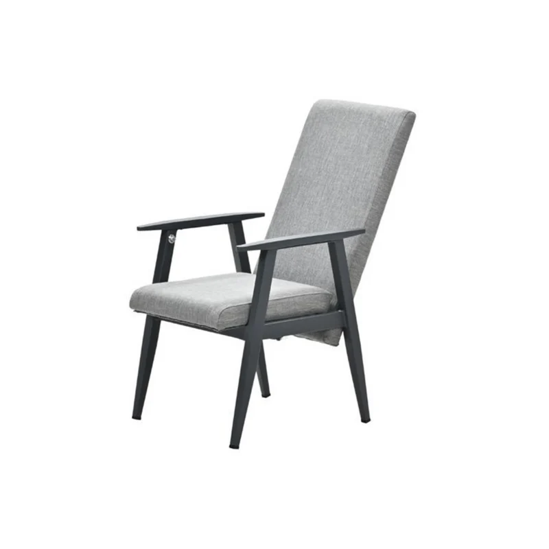 Garden Impressions - Foggia Verstelbare tuinstoel carbon black - sand texfiber