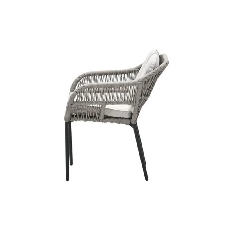 Garden Impressions Dining tuinstoel rope taupe - carbon black - desert sand