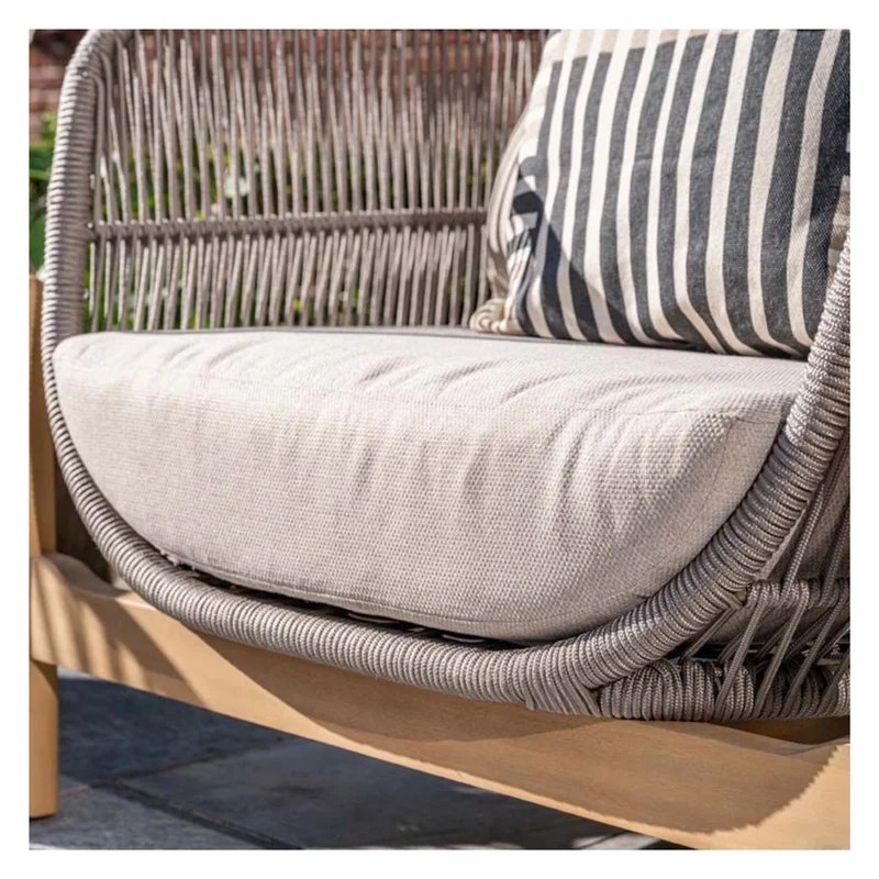Garden impressions Talara stoel loungeset - 3-delig - acaciahout zand