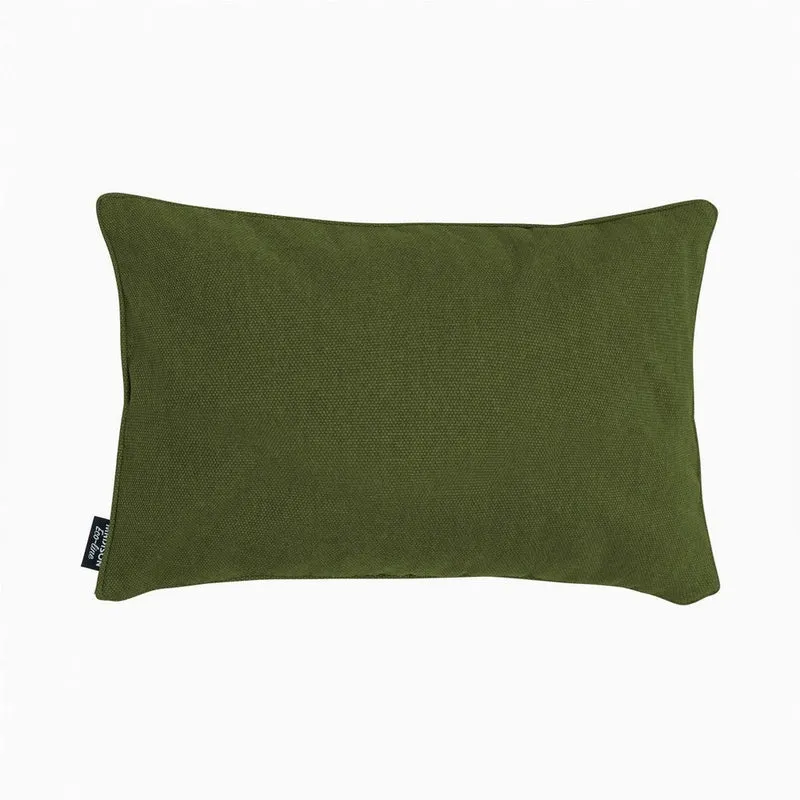 Madison sierkussen Moss green canvas eco+ 30x50 cm