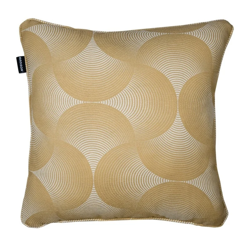 Madison sierkussen pip O WR Napels rondo mustard 50x50 cm