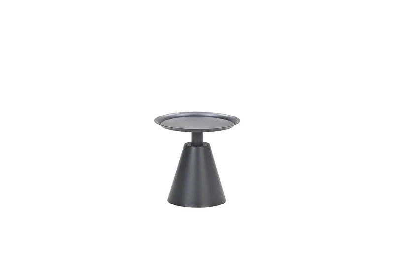 Zavala bijzettafel - diameter 50xH48 cm - carbon black