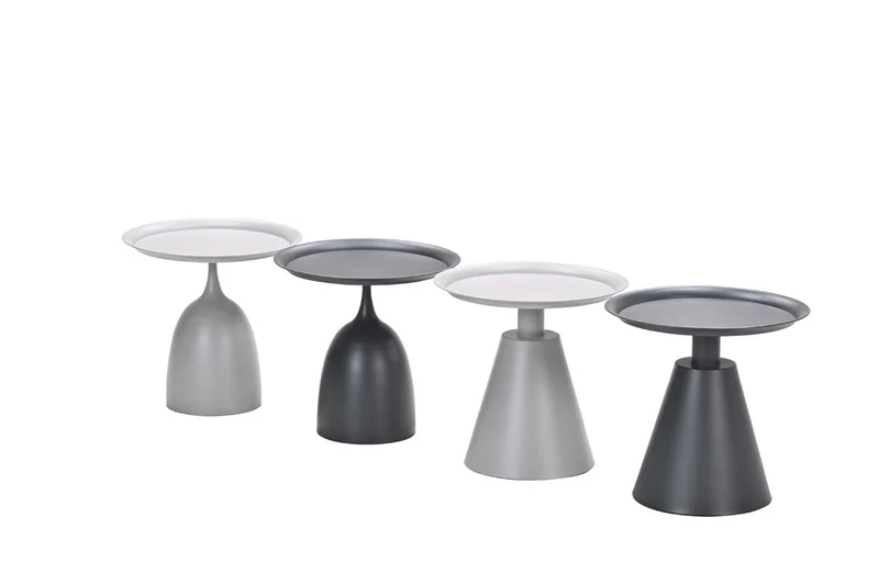 Mioala bijzettafel - diameter 50xH48 cm - taupe