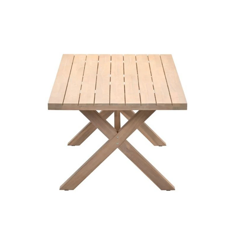Garden Impressions Urania Tuintafel - 220x100 cm - acaciahout met white wash
