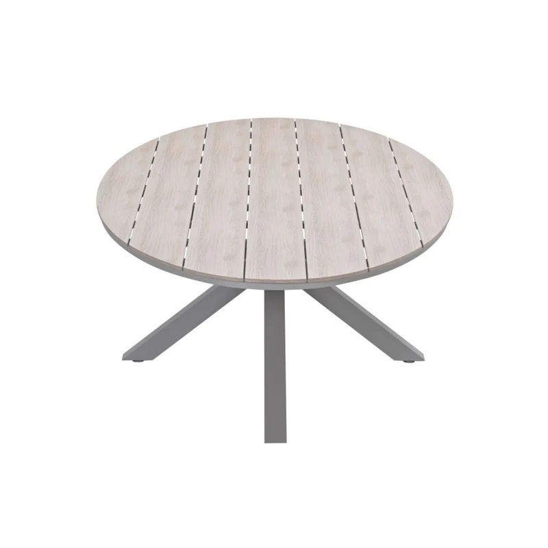 Edison tuintafel ovaal - 280x140 cm -taupe - light teak Vironwood