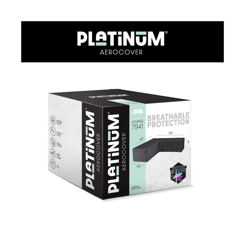 Platinum AeroCover Loungesethoes hoekset 255x255x100xH70