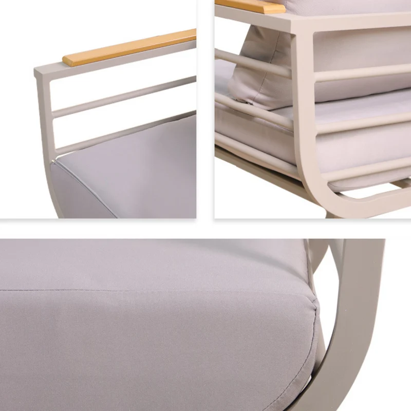 York aluminium tuinbank 3-zits 210cm