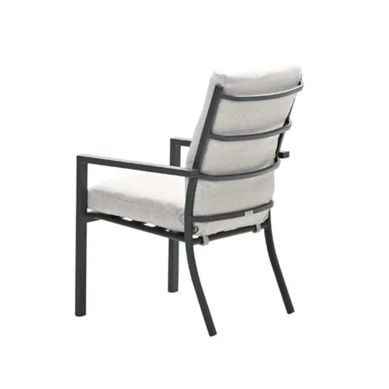 Sergio dining tuinstoel Carbon black/Desert