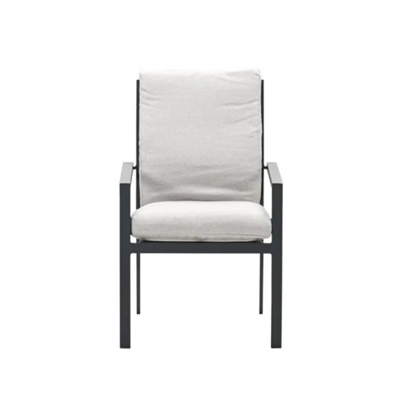 Sergio dining tuinstoel Carbon black/Desert
