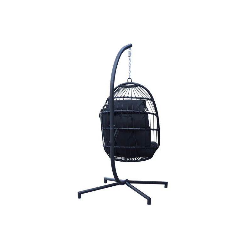 Boender Outdoor buiten hangstoel met standaard zwart