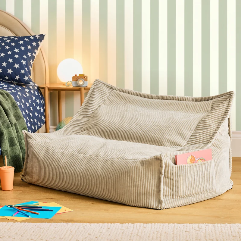 Kinder-Sitzsack Francesco Cord - Stone