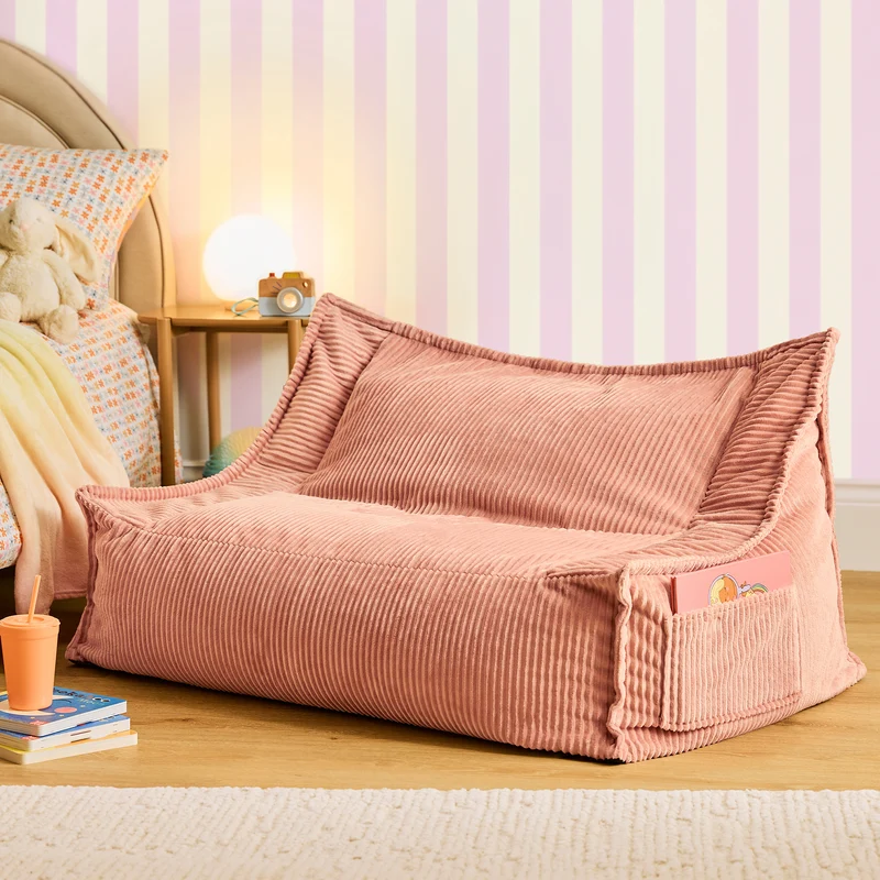 Kinder-Sitzsack Francesco Cord - Rosa