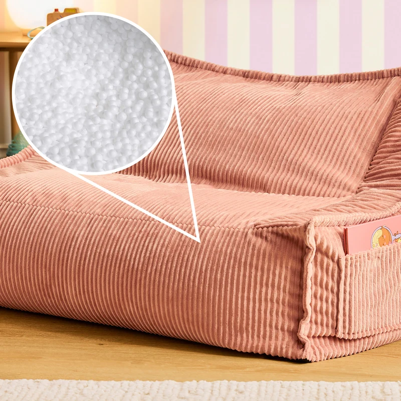 Kinder-Sitzsack Francesco Cord - Rosa