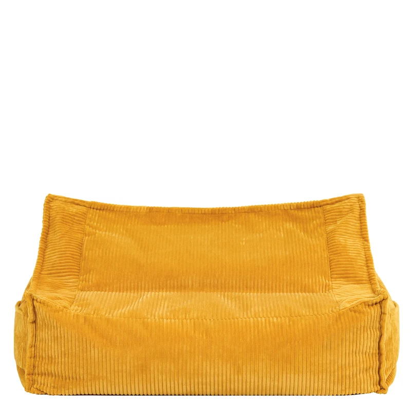 Francesco Cord Kindersitzsack-Sofa – Ocker