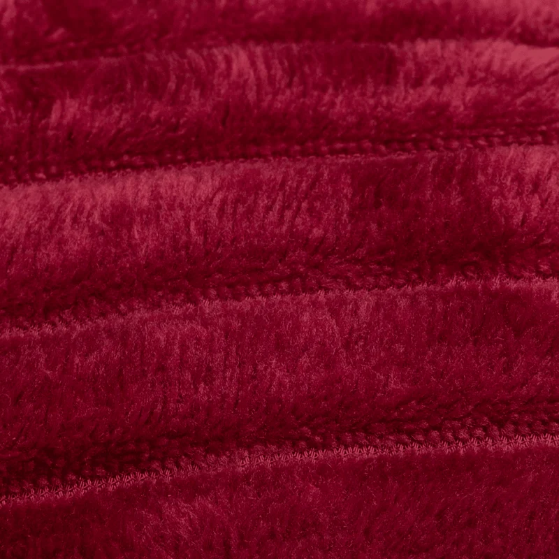 Boender Outdoor Fleece deken - fleece plaid - Bordeaux rood - 150x200cm