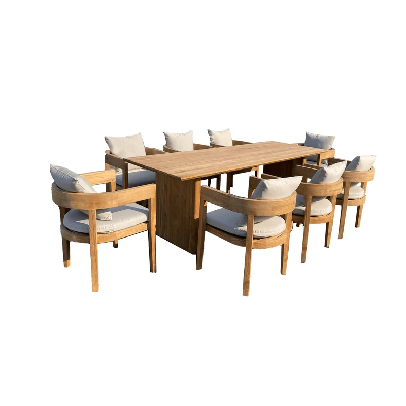 Boender Outdoor tuinset 8 personen teak 274cm