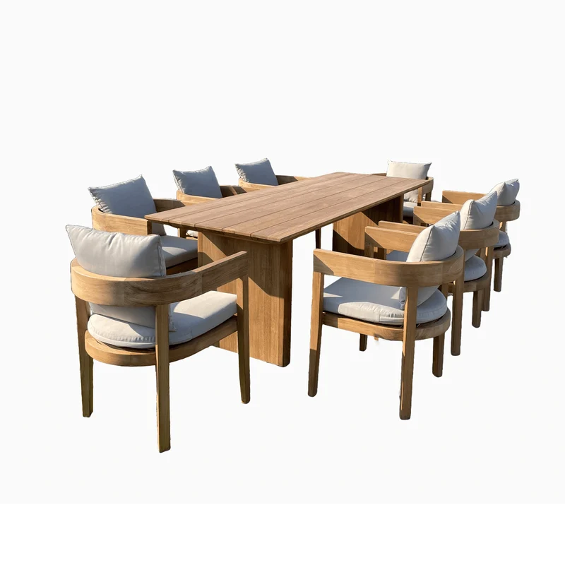 Boender Outdoor tuinset 8 personen teak 274cm