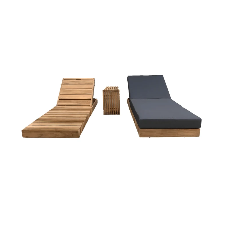 Boender Outdoor ligbed teak set 3-delig