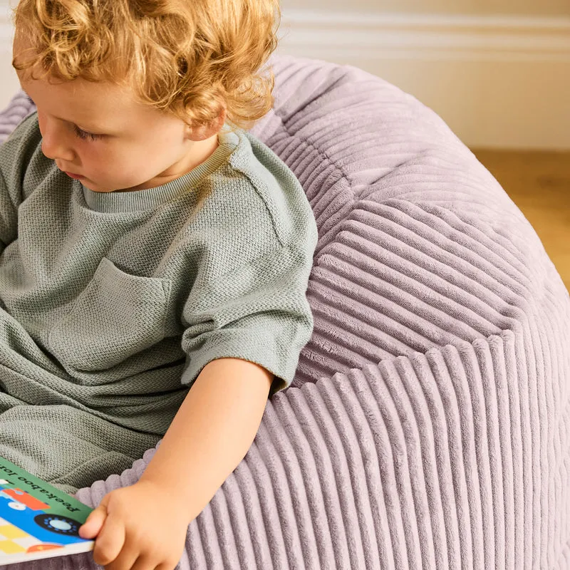 Kids Kingston Cord Classic Bean Bag - Lavender
