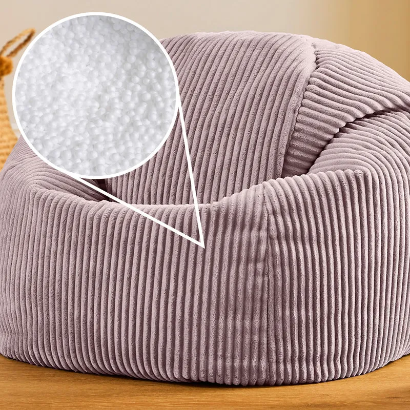 Kids Kingston Cord Classic Bean Bag - Lavender