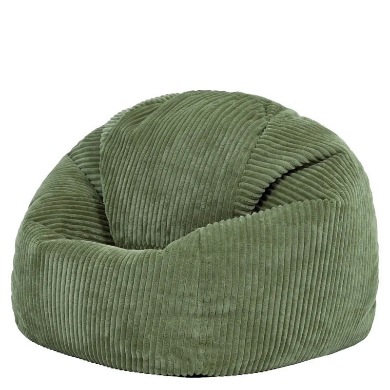 Kids Kingston Cord Classic Bean Bag - Sage Green