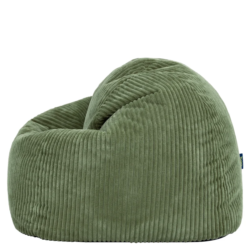 Kids Kingston Cord Classic Bean Bag - Sage Green