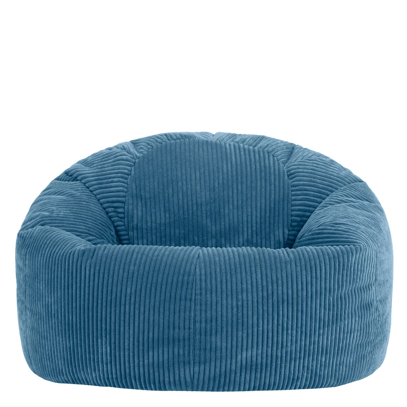 Kingston XL Cord Classic Sitzsack - Denimblau