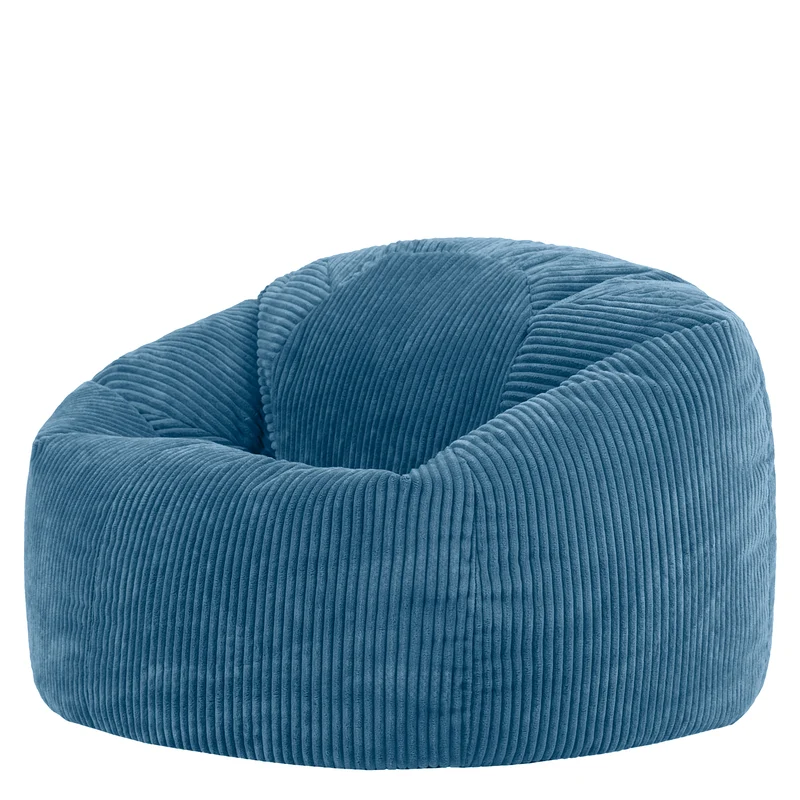 Kingston XL Cord Classic Sitzsack - Denimblau