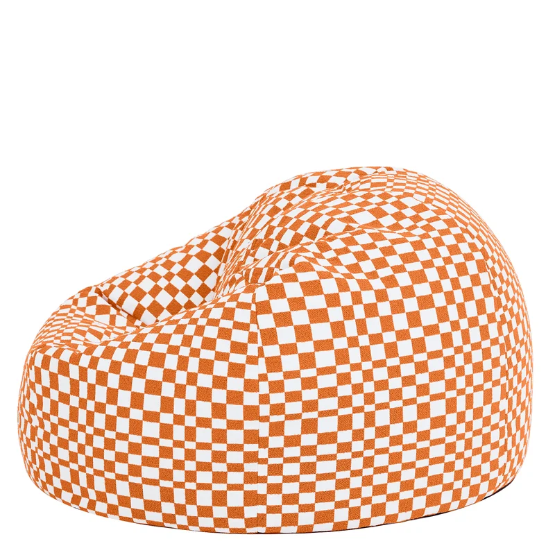 Kingston Checkerboard Classic Sitzsack - Orange