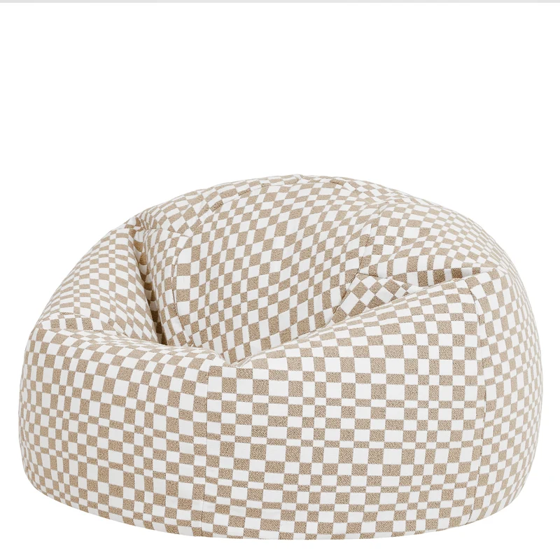 Kingston Checkerboard Classic Sitzsack - Natur