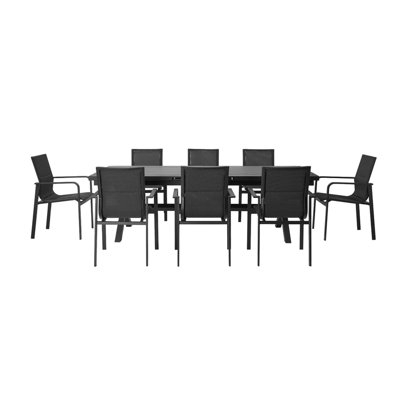 Boender Outdoor Long island tuinset 8 personen met uitschuifbare tafel