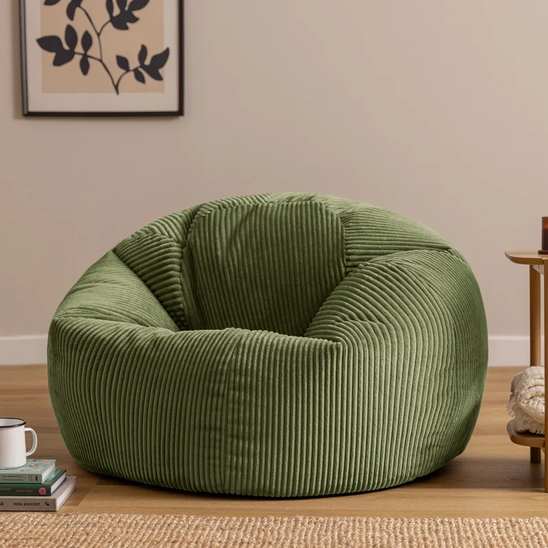 Kingston XL Cord Classic Sitzsack - Salbeigrün