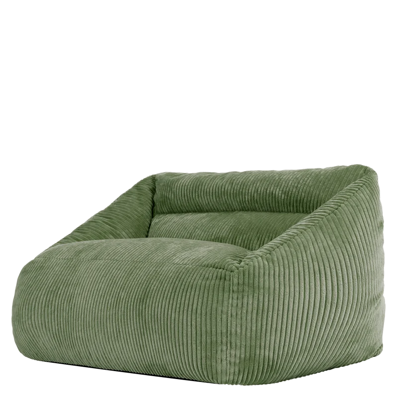 Cecilia Cord Kindersitzsack-Sofa – Salbeigrün