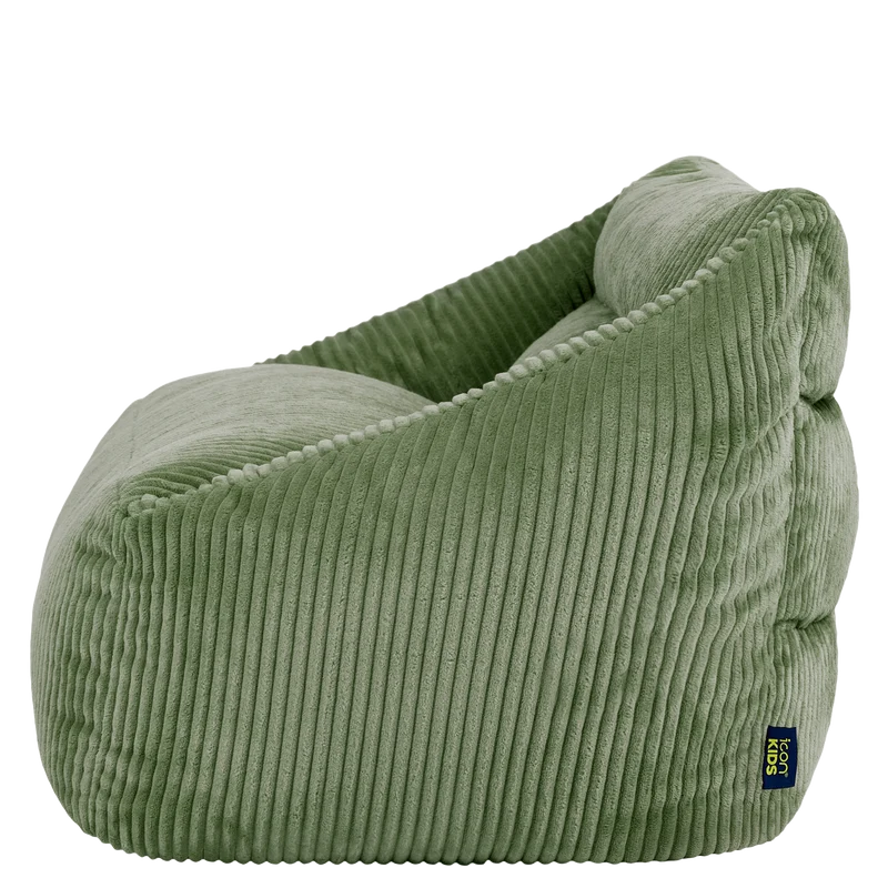 Cecilia Cord Kindersitzsack-Sofa – Salbeigrün