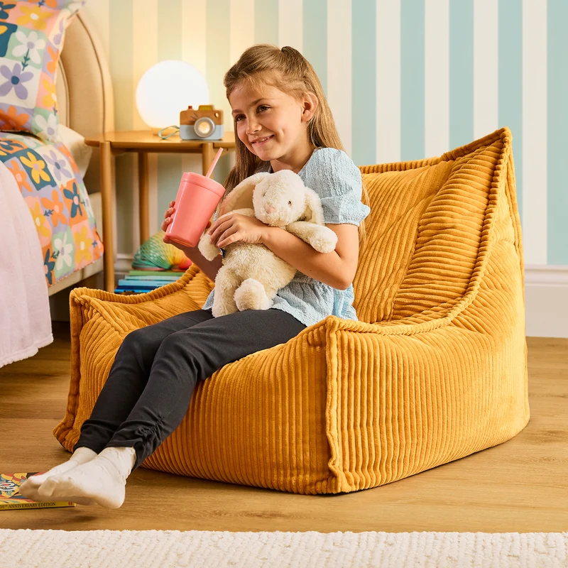 Kids Alto Cord Sitzsack - Ocker