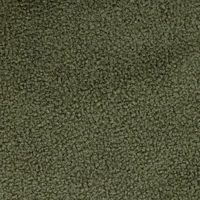 Sirena Bouclé Sitzsack-Akzentstuhl – Olivgrün
